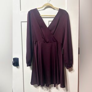 EXPRESS Burgundy Dress NWT